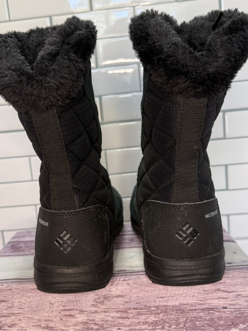 Columbia Ice Maiden II Snow Boots, Black, Women's Size 6 - Picture 5 of 12